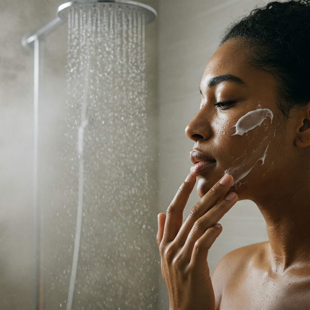 Moisturizing Damp Skin