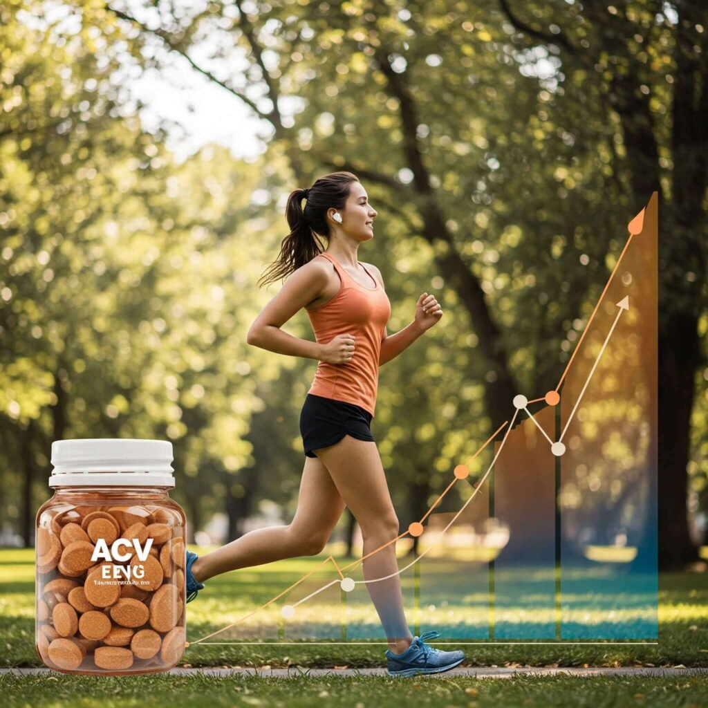 "Weight loss journey with ACV pills and jogging