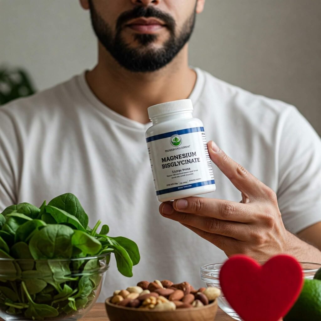 Magnesium with Spinach and Nuts