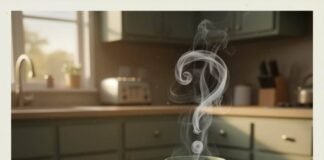 Anxiety Relief: Natural Ways to Calm Your Mind and Take Control "Muted kitchen scene with a stress ball, tea, and record coasters."