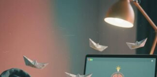 Depression Support – How to Cope and Find the Help You Need Hoodie, pills, laptop, daisy, and paper boats.