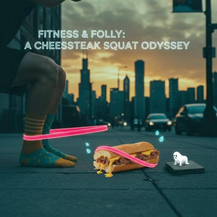 Fitness & Folly: A Cheesesteak Squat Odyssey.