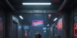 Routines for Weight Loss: How to Burn Fat Faster and Smarter Cyberpunk gym, man eating donut.